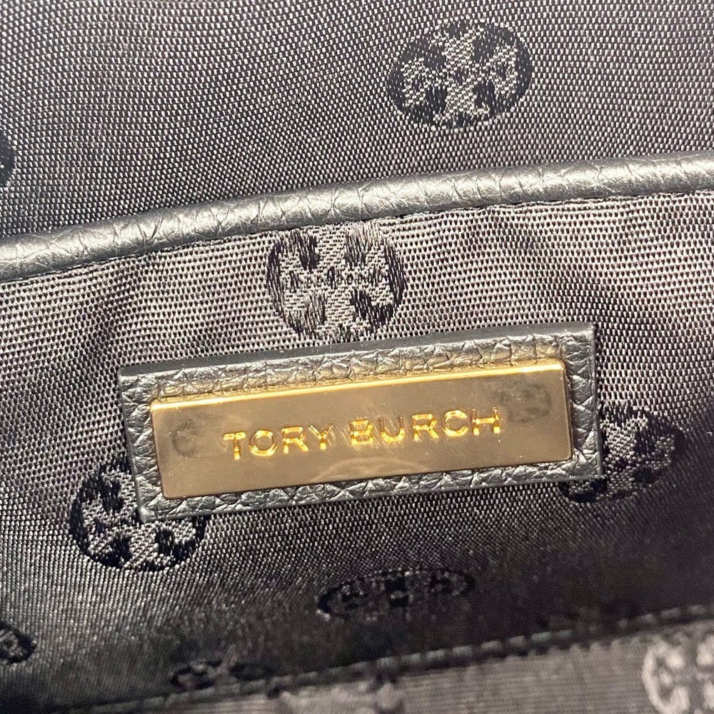 Tory Burch Thea Mini Web Satchel Black - Picture 9 of 13